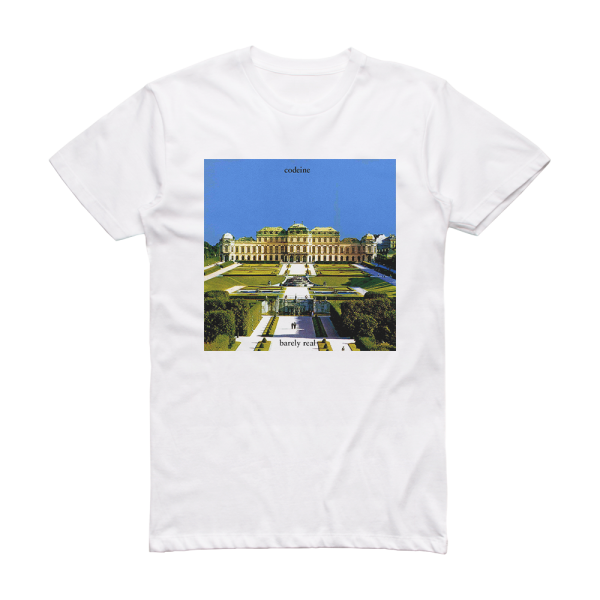 Codeine Barely Real Album Cover T-Shirt White