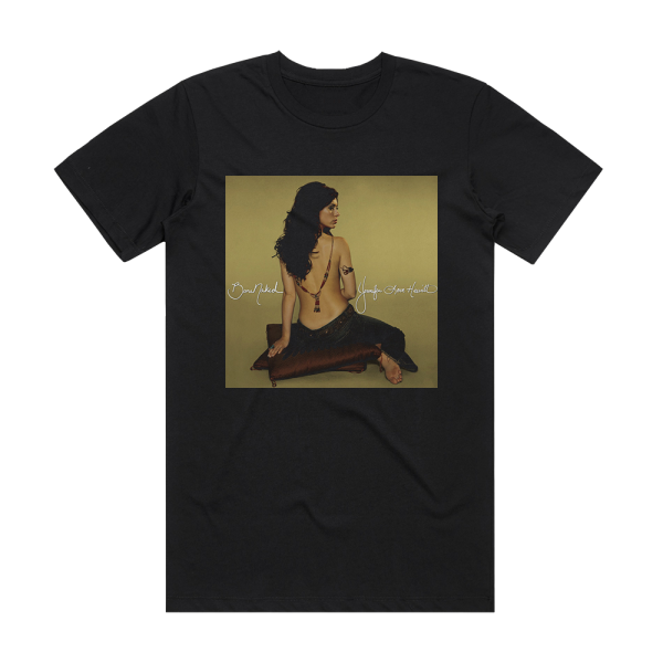 Jennifer Love Hewitt Barenaked Album Cover T-Shirt Black