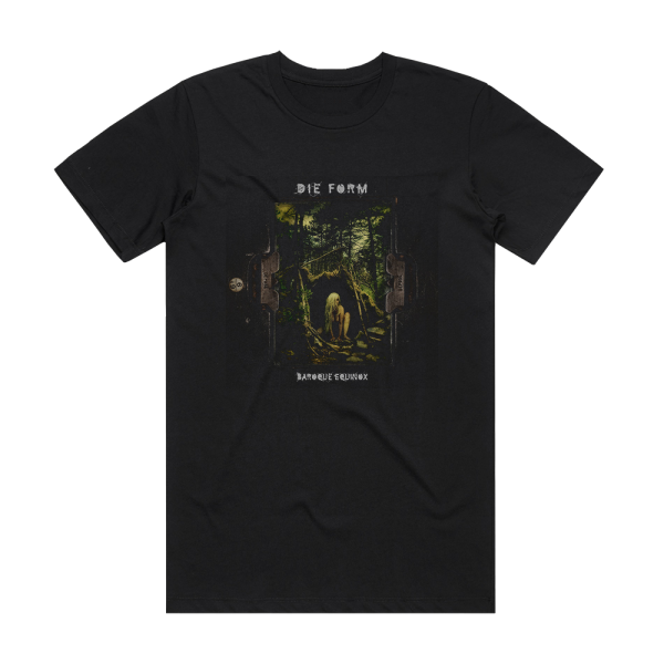 Die Form Baroque Equinox Album Cover T-Shirt Black