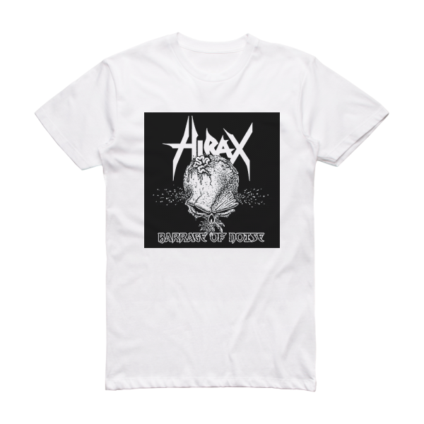 Hirax Barrage Of Noise Album Cover T-Shirt White