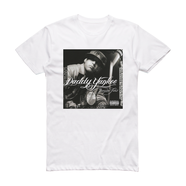 Daddy Yankee Barrio Fino Album Cover T-Shirt White