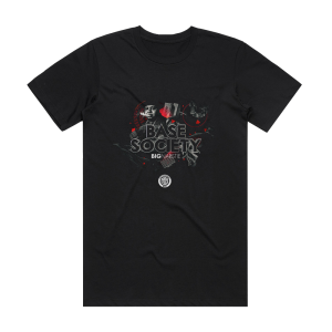 Big Narstie Base Society Album Cover T-Shirt Black