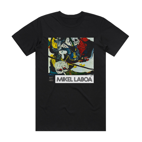 Mikel Laboa Bat Hiru Album Cover T-Shirt Black