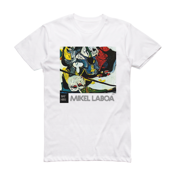 Mikel Laboa Bat Hiru Album Cover T-Shirt White