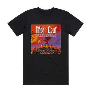 Melbourne Symphony Orchestra Bat Out Of Hell Live Album Cover T-Shirt Black