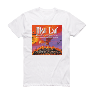 Melbourne Symphony Orchestra Bat Out Of Hell Live Album Cover T-Shirt White