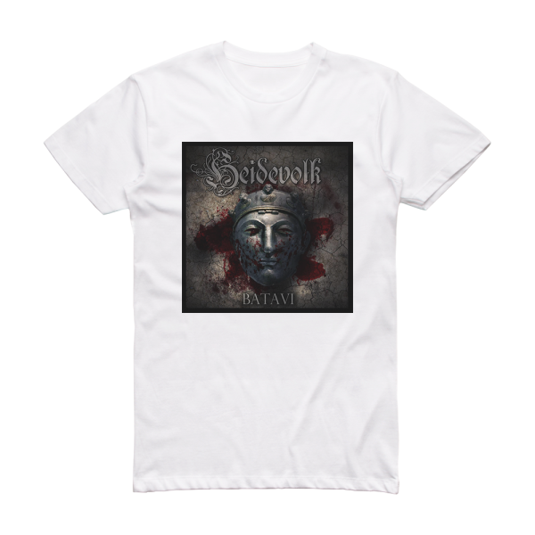 Heidevolk Batavi Album Cover T-Shirt White
