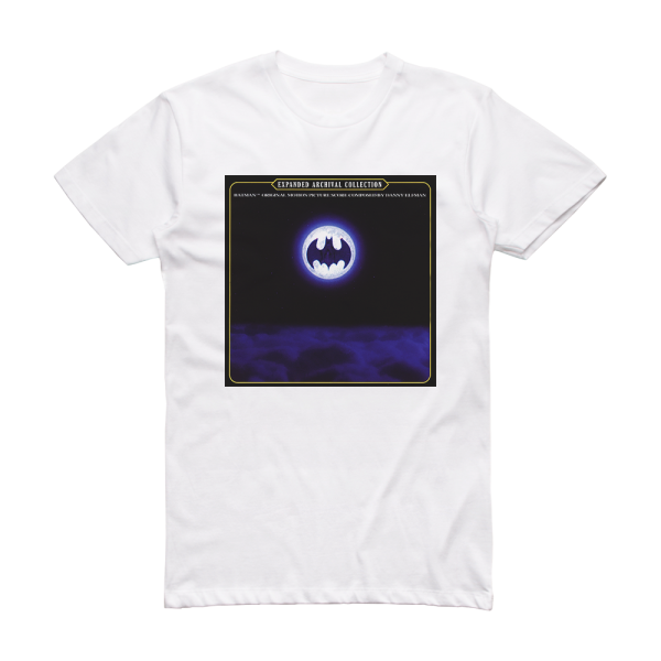 Danny Elfman Batman 2 Album Cover T-Shirt White