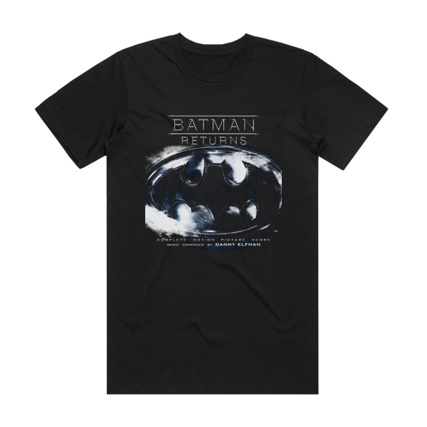 Danny Elfman Batman Returns 1 Album Cover T-Shirt Black