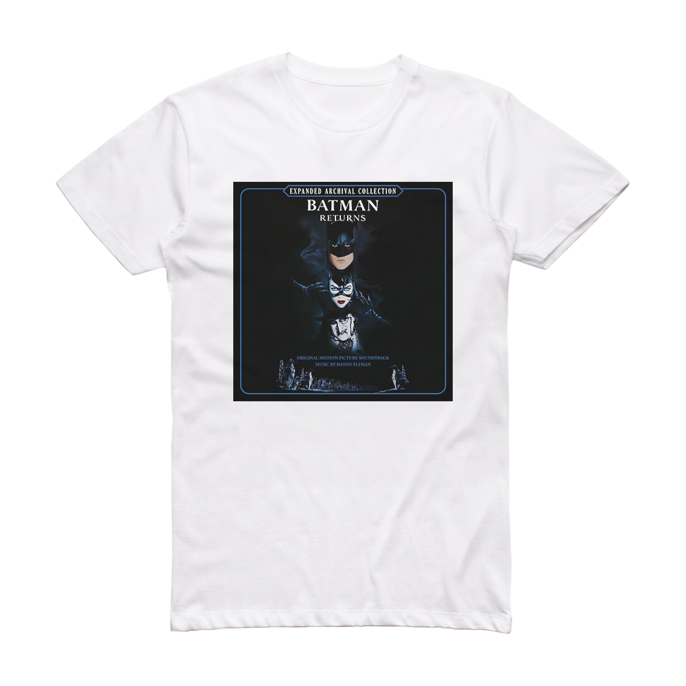 Danny Elfman Batman Returns 2 Album Cover T-Shirt White – ALBUM COVER  T-SHIRTS