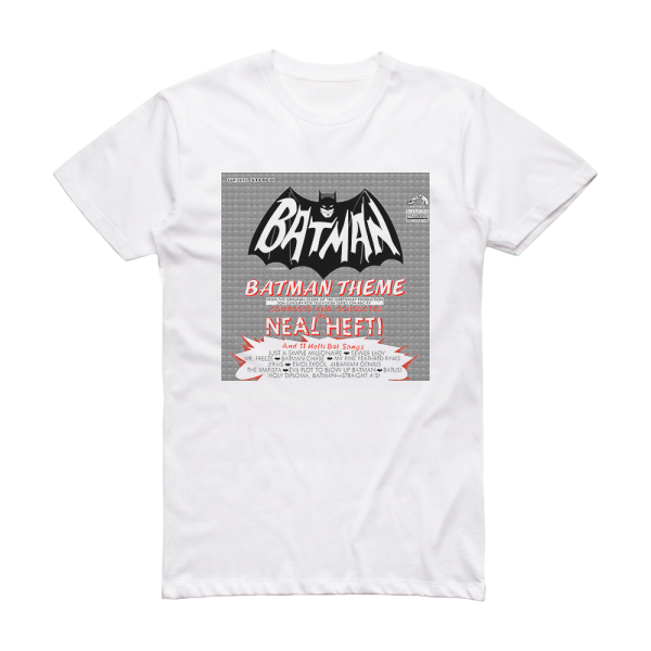 Neal Hefti Batman Theme And 19 Hefti Bat Songs Album Cover T-Shirt White