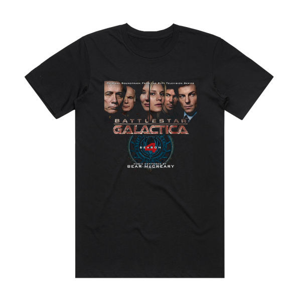 Bear McCreary Battlestar Galactica Season 4 Album Cover T-Shirt Black