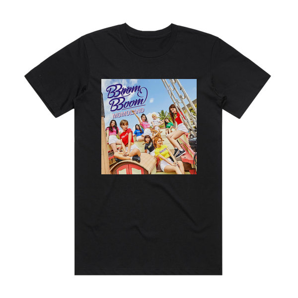 MOMOLAND Bboom Bboom Album Cover T-Shirt Black – ALBUM COVER T-SHIRTS