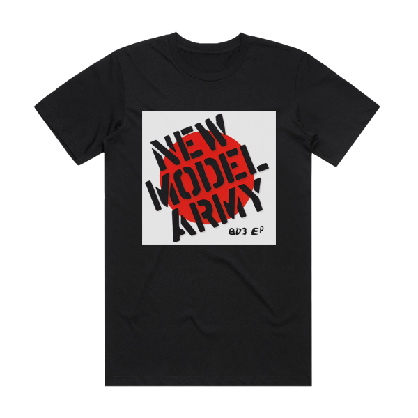 New Model Army Bd3 Ep Album Cover T-Shirt Black