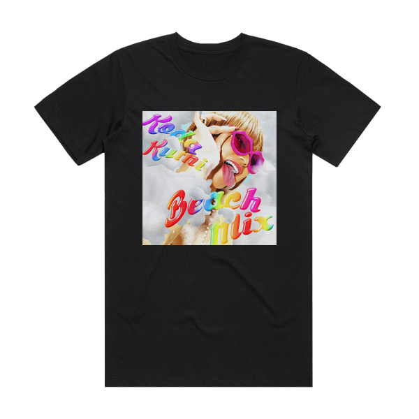 Kumi Koda Beach Mix 1 Album Cover T-Shirt Black