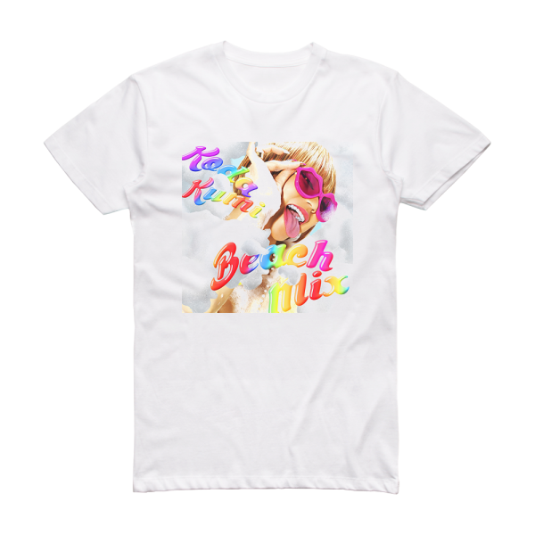 Kumi Koda Beach Mix 1 Album Cover T-Shirt White