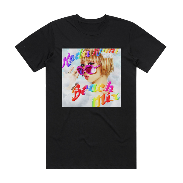 Kumi Koda Beach Mix 2 Album Cover T-Shirt Black