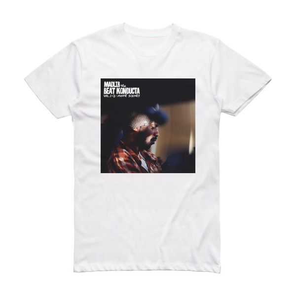 Madlib Beat Konducta Volume 1 2 Movie Scenes Album Cover T-Shirt White ...