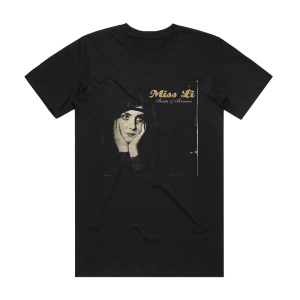 Miss Li Beats Bruises Album Cover T-Shirt Black