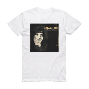 Miss Li Beats Bruises Album Cover T-Shirt White