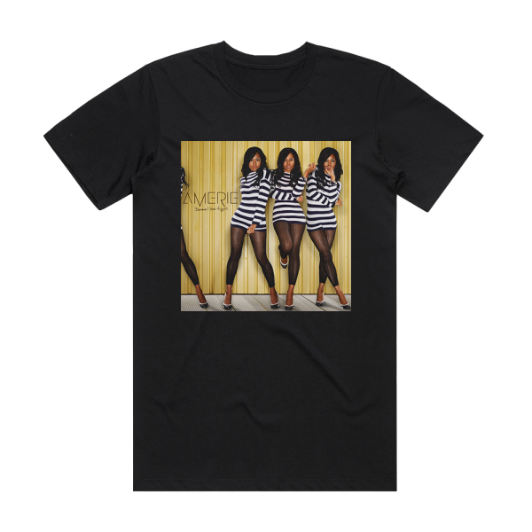 Amerie Because I Love It Album Cover T-Shirt Black