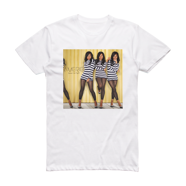 Amerie Because I Love It Album Cover T-Shirt White