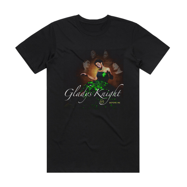 Gladys Knight Before Me Album Cover T-Shirt Black