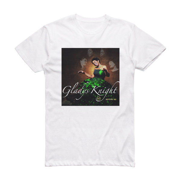 Gladys Knight Before Me Album Cover T-Shirt White