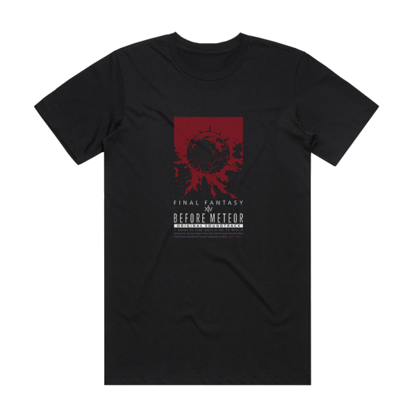 Nobuo Uematsu Before Meteor Final Fantasy Xiv Original Soundtrack Album Cover T-Shirt Black