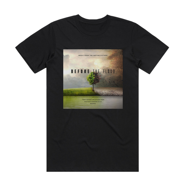 Atticus Ross Before The Flood Music From The Motion Picture Album Cover T-Shirt Black