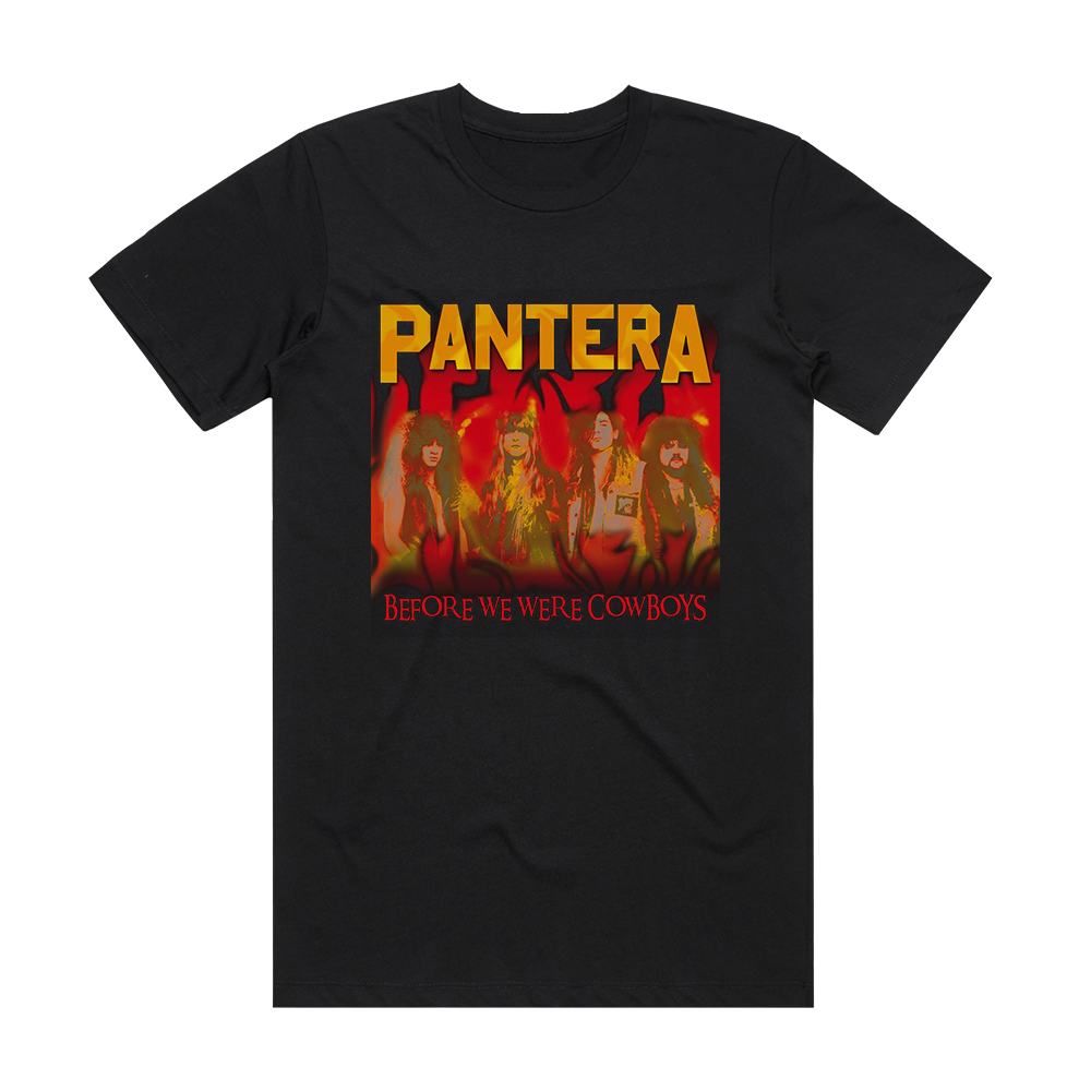 Pantera Before We Were Cowboys Album Cover T-Shirt Black – ALBUM COVER ...