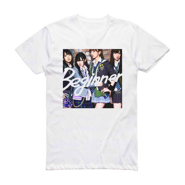 AKB48 Beginner 2 Album Cover T-Shirt White