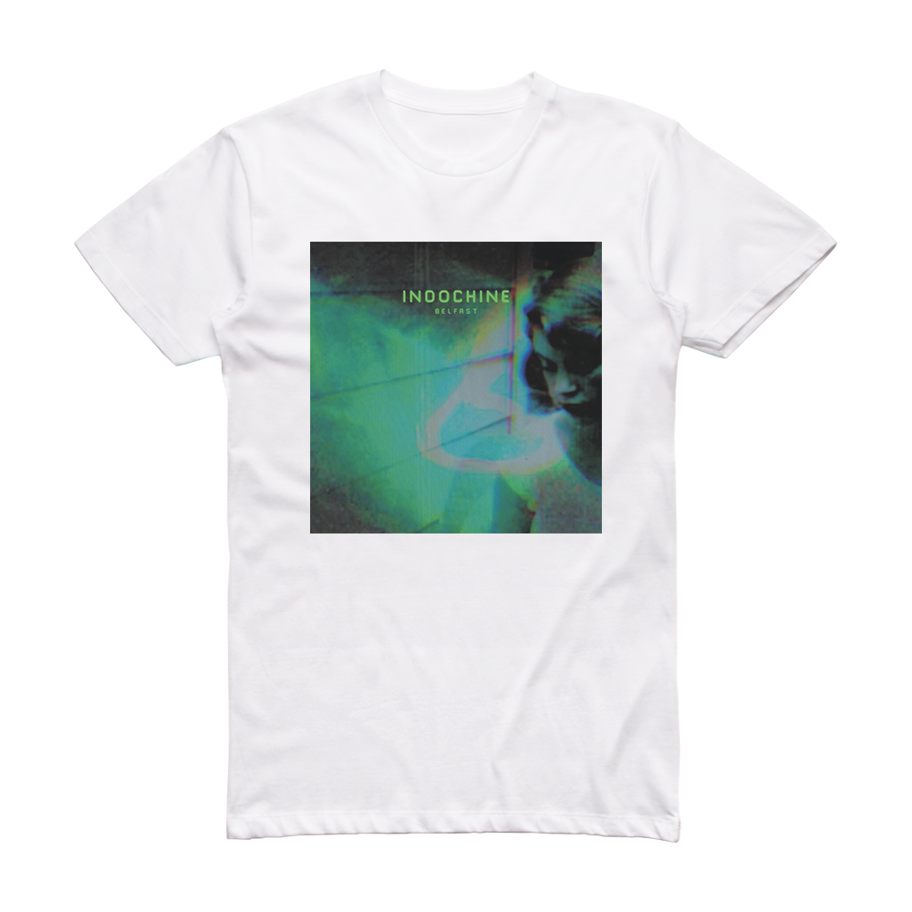 Indochine Belfast Album Cover T-Shirt White – ALBUM COVER T-SHIRTS