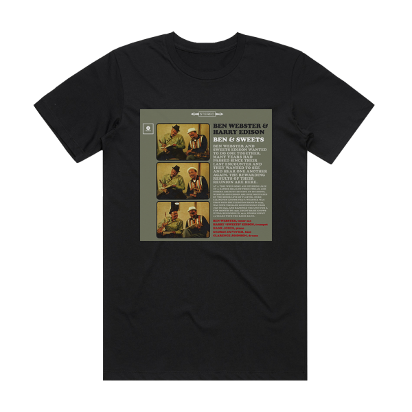 Ben Webster Ben And Sweets Album Cover T-Shirt Black
