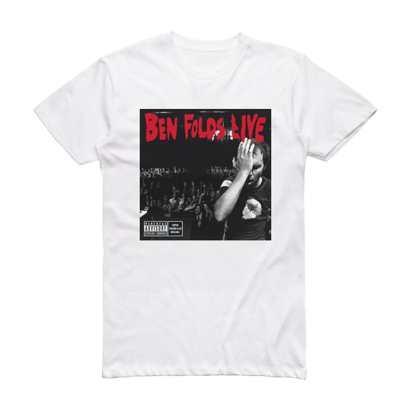 Ben Folds Ben Folds Live Album Cover T-Shirt White