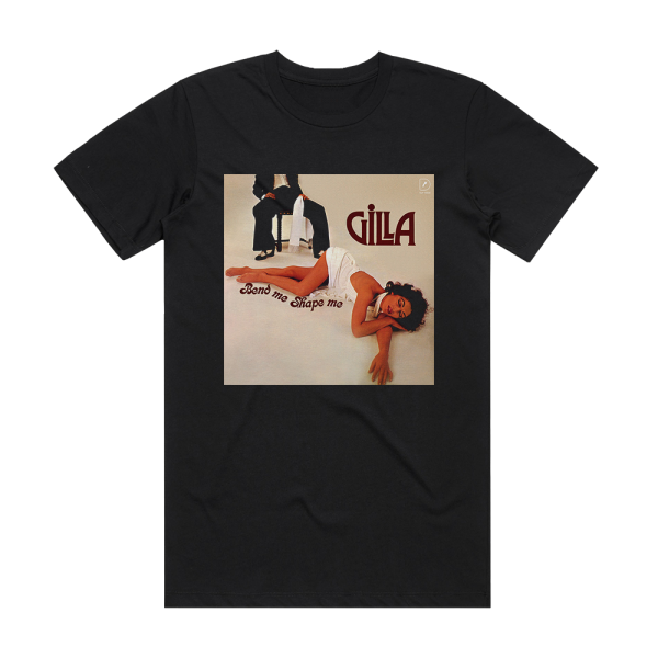 Gilla Bend Me Shape Me Album Cover T-Shirt Black