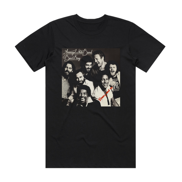 Average White Band Benny And Us Album Cover T-Shirt Black