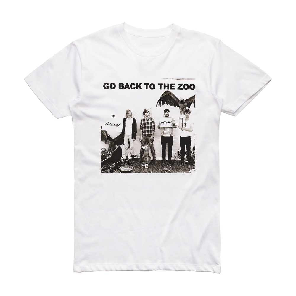 Go Back to the Zoo Benny Blisto Album Cover TShirt White ALBUM COVER