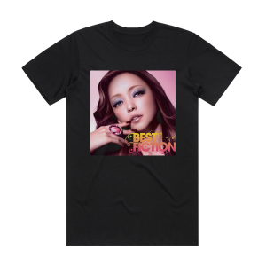 Namie Amuro Best Fiction Album Cover T-Shirt Black