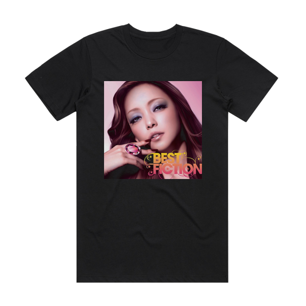 Namie Amuro Best Fiction Album Cover T-Shirt Black