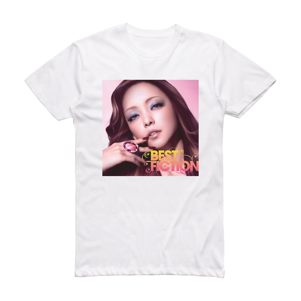 Namie Amuro Best Fiction Album Cover T-Shirt White