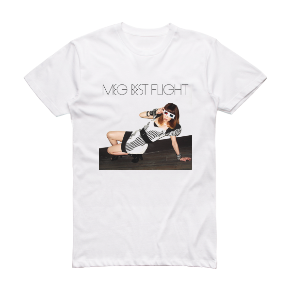 MEG Best Flight Album Cover T-Shirt White