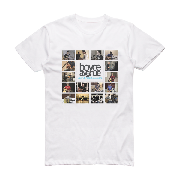 Boyce Avenue Best Of Acoustic Sessions Album Cover T-Shirt White