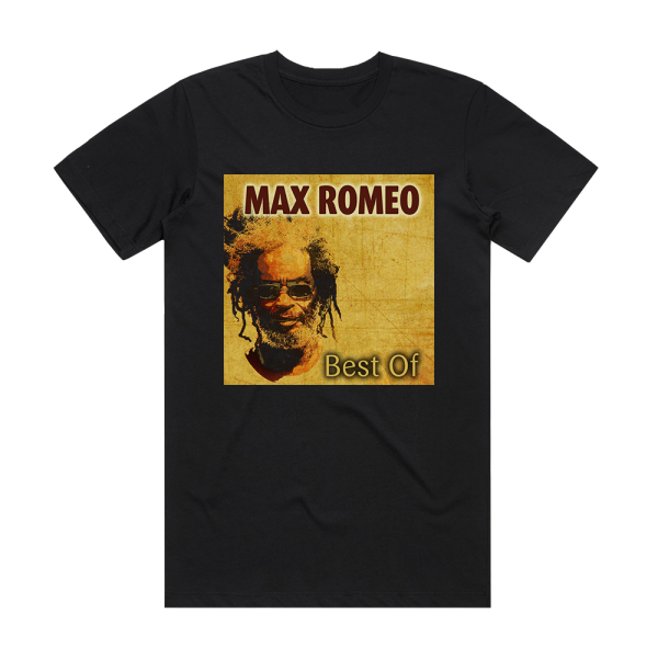 Max Romeo Best Of Album Cover T-Shirt Black