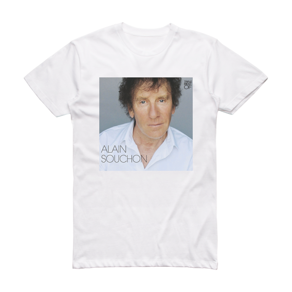 Alain Souchon Best Of Album Cover T-Shirt White