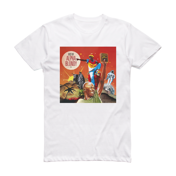 Alpha Blondy Best Of Alpha Blondy Album Cover T-Shirt White
