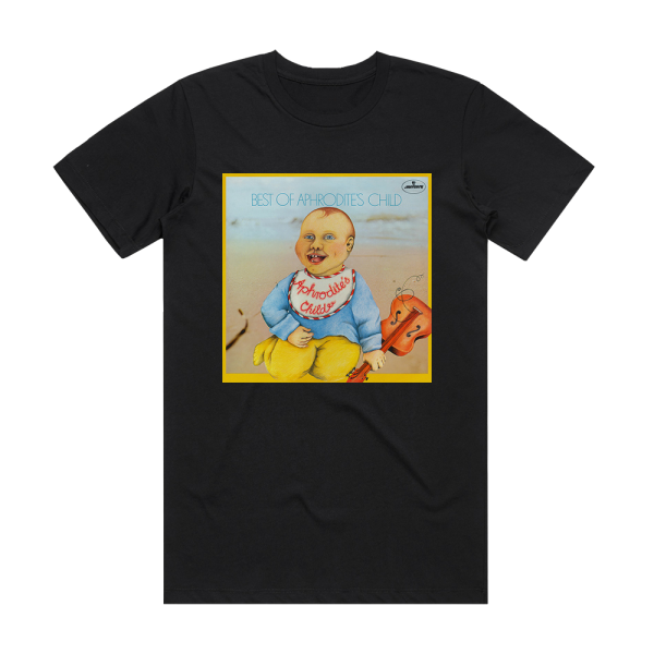 Aphrodites Child Best Of Aphrodites Child Album Cover T-Shirt Black