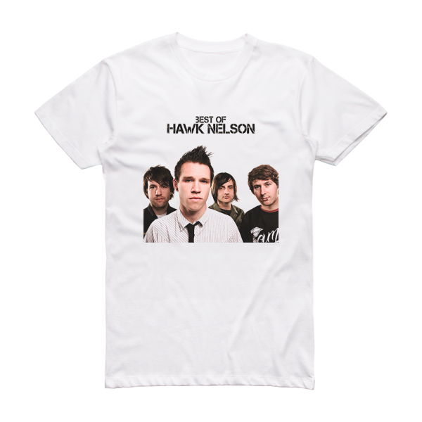 Hawk Nelson Best Of Hawk Nelson 1 Album Cover T-Shirt White