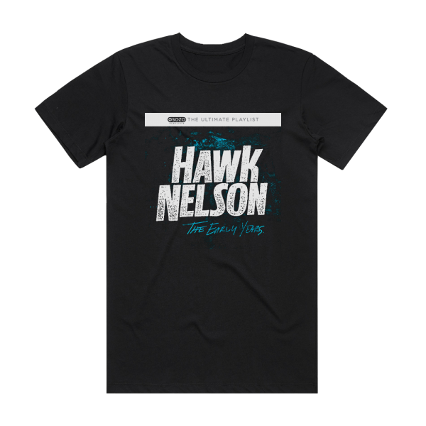 Hawk Nelson Best Of Hawk Nelson 2 Album Cover T-Shirt Black