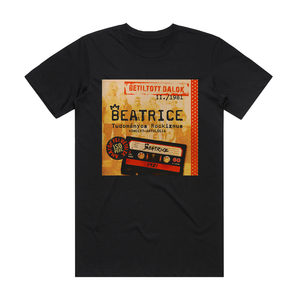 Beatrice Betiltott Dalok Ii1981 Album Cover T-Shirt Black